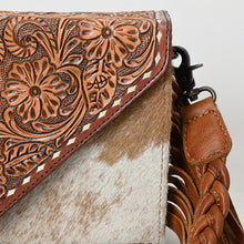 Load image into Gallery viewer, Old Frontier Hand Tooled Leather Crossbody Purse
