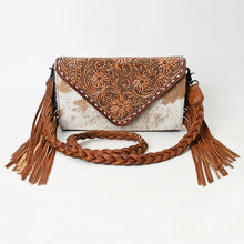 Load image into Gallery viewer, Old Frontier Hand Tooled Leather Crossbody Purse
