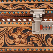 Load image into Gallery viewer, High Desert Hand Tooled Leather Jewelry Box
