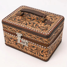 Load image into Gallery viewer, High Desert Hand Tooled Leather Jewelry Box
