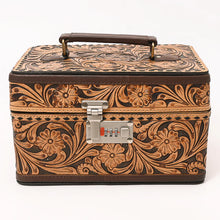 Load image into Gallery viewer, Copper Ridge Hand Tooled Leather Jewelry Box
