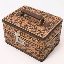 Load image into Gallery viewer, Copper Ridge Hand Tooled Leather Jewelry Box
