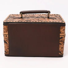 Load image into Gallery viewer, Copper Ridge Hand Tooled Leather Jewelry Box
