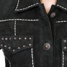 Load image into Gallery viewer, The Cora Suede Leather Jacket
