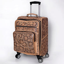 Load image into Gallery viewer, Coventry Hand Tooled Leather Suitcase
