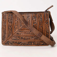 Load image into Gallery viewer, Rodeo Queen Hand Tooled Leather Crossbody Purse
