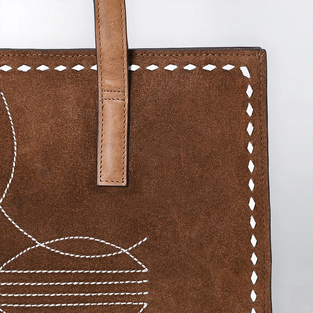 Free Spirit Suede Leather Shoulder Bag