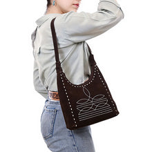 Load image into Gallery viewer, The Beatrice Suede Leather Hobo Purse
