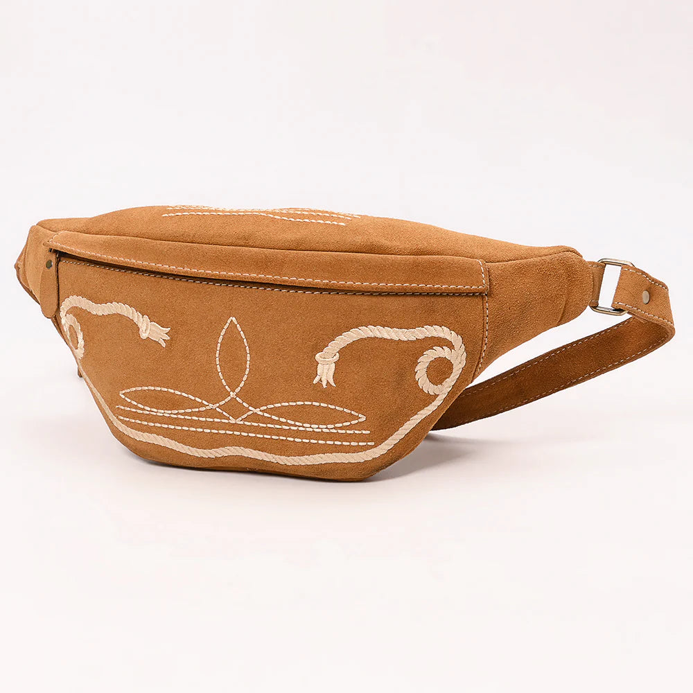 The Julianne Suede Leather Fanny Pack