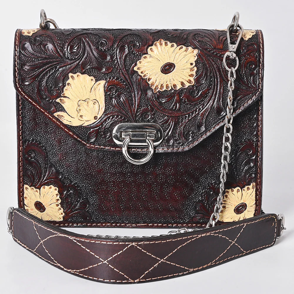 Riverbend Leather Crossbody Purse