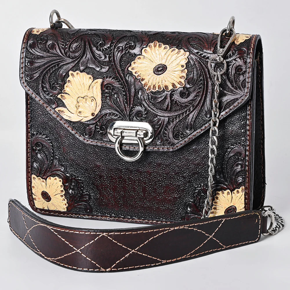 Riverbend Leather Crossbody Purse