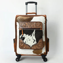 Load image into Gallery viewer, Sheffield Hand Tooled Leather Suitcase
