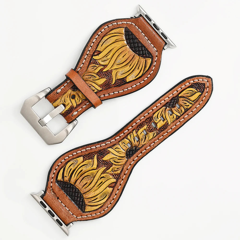 The Chase 45 Leather Apple Watch Band