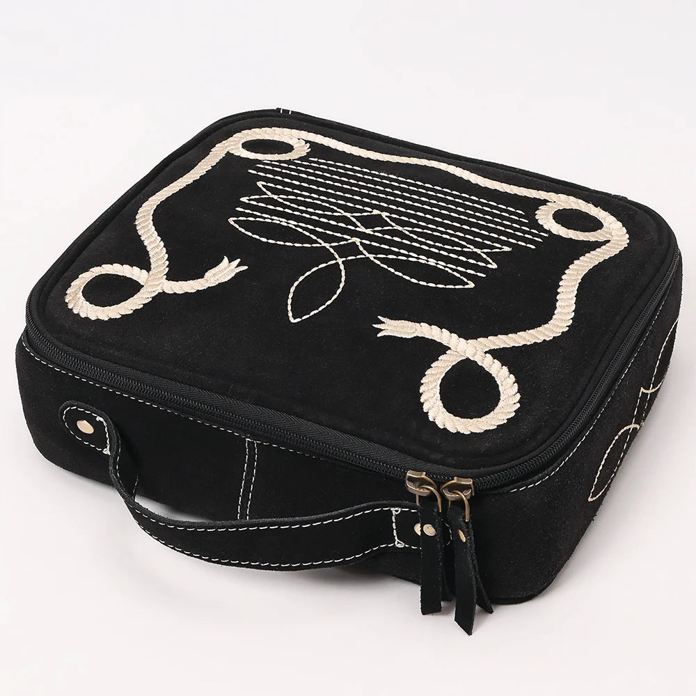 Laredo Suede Leather Jewelry Case