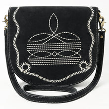 Load image into Gallery viewer, The Patsy Suede Boot Stitch Crossbody Purse
