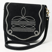 Load image into Gallery viewer, The Patsy Suede Boot Stitch Crossbody Purse
