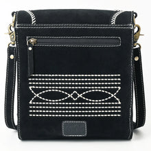 Load image into Gallery viewer, The Faith Suede Boot Stitch Crossbody Purse
