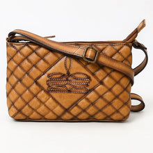 Load image into Gallery viewer, Lariat Quilted Leather Crossbody Purse
