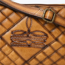 Load image into Gallery viewer, Lariat Quilted Leather Crossbody Purse
