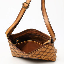 Load image into Gallery viewer, Lariat Quilted Leather Crossbody Purse
