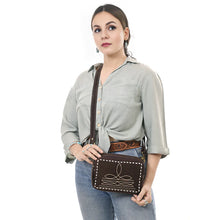 Load image into Gallery viewer, The Pearl Suede Leather Crossbody Purse
