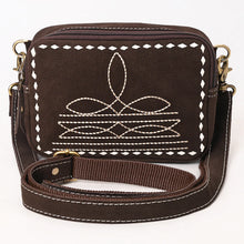 Load image into Gallery viewer, The Pearl Suede Leather Crossbody Purse
