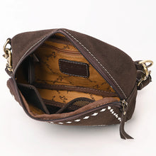 Load image into Gallery viewer, The Pearl Suede Leather Crossbody Purse
