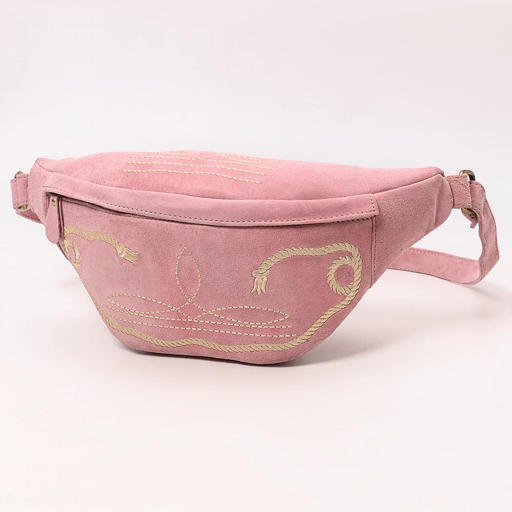 The Julianne Suede Leather Fanny Pack