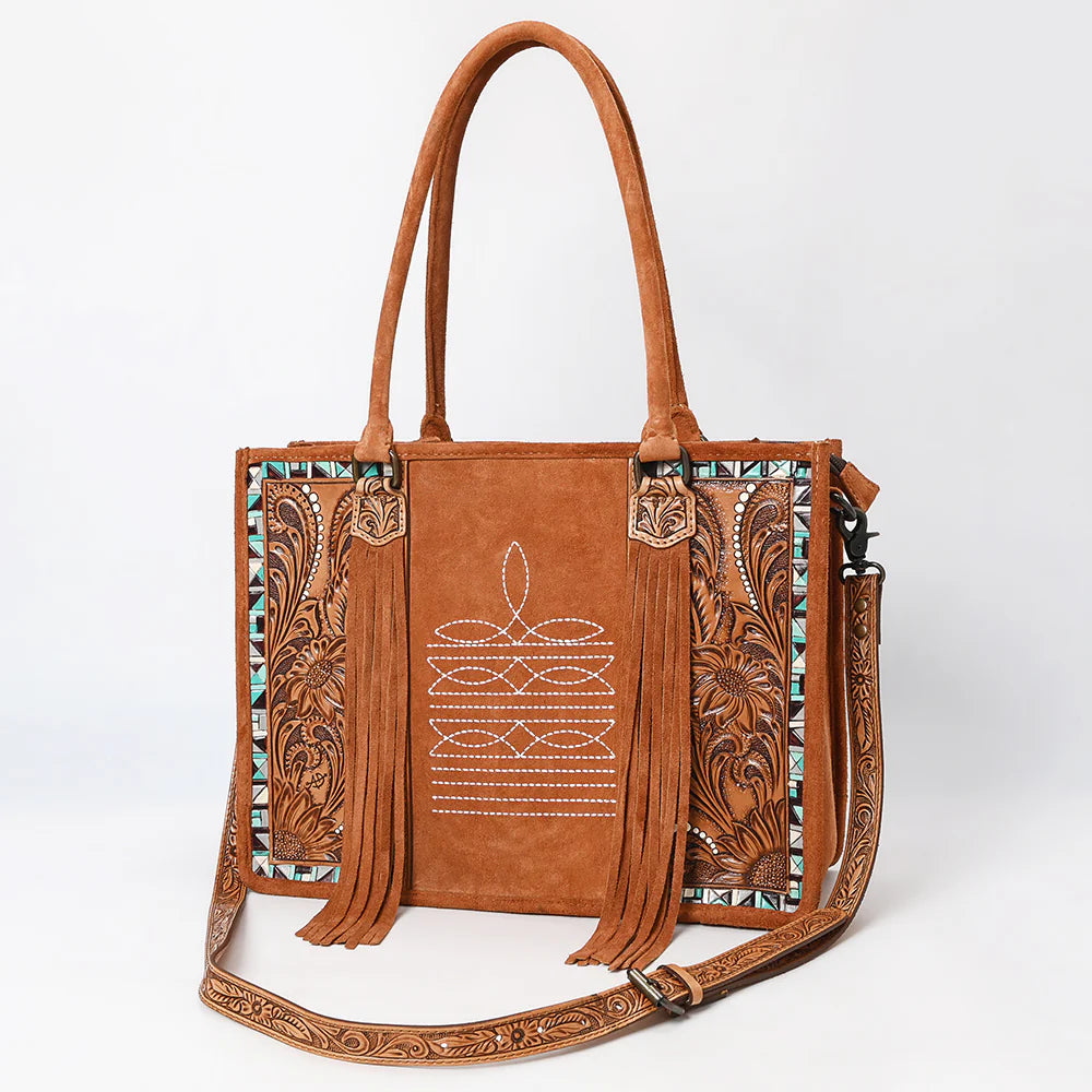 Sierra Mesa Suede Leather Tote Bag