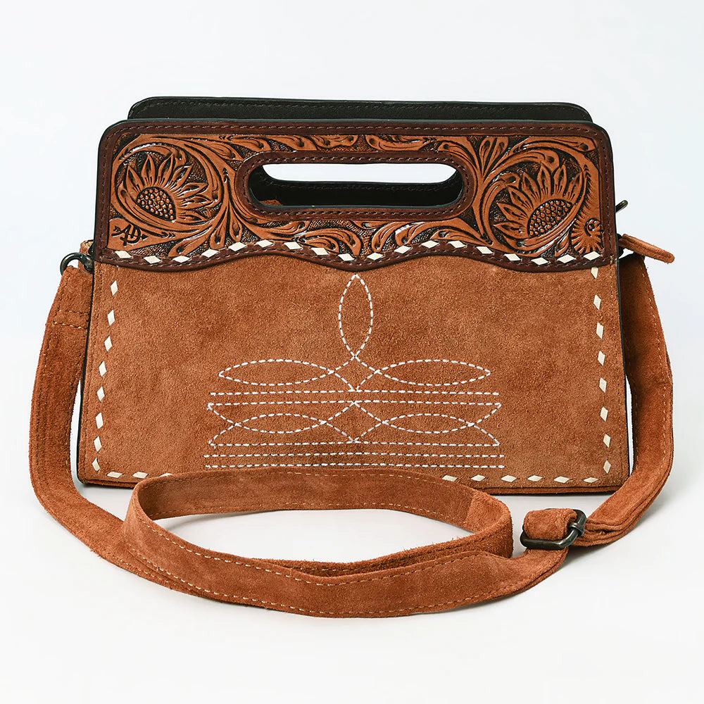 The Sophia Suede Leather Purse