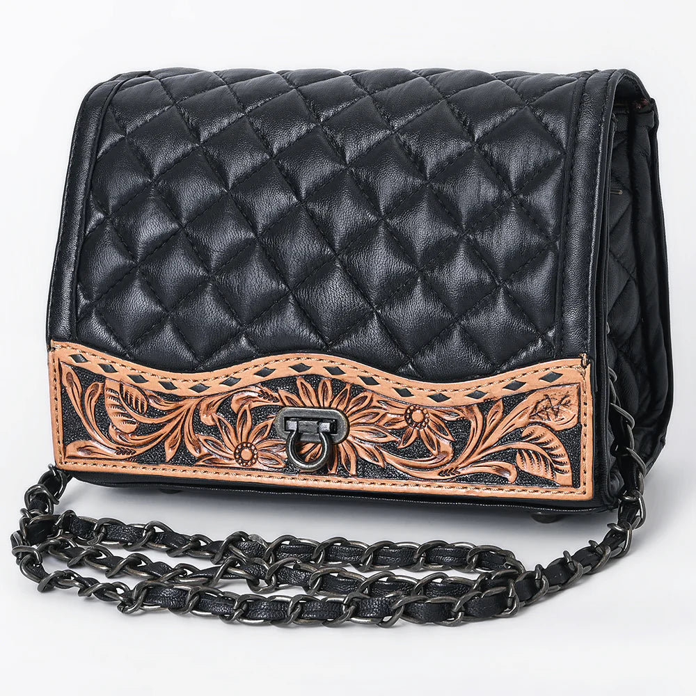 Monarch Hand Tooled Leather Purse