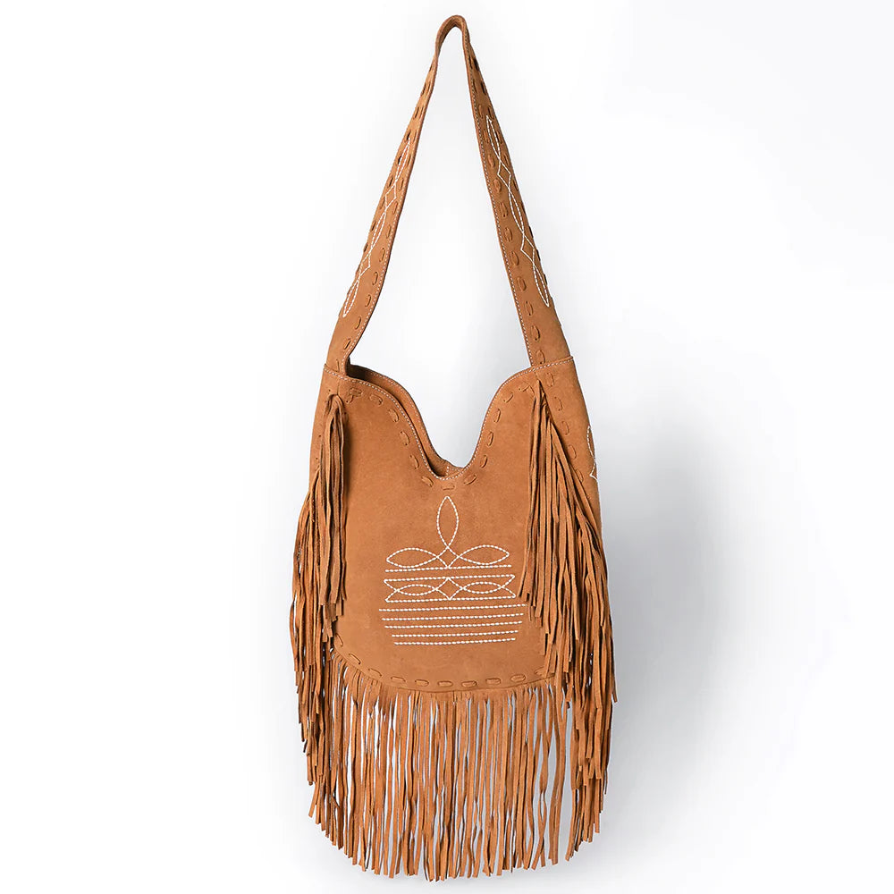 Dreamcatcher Suede Leather Shoulder Bag