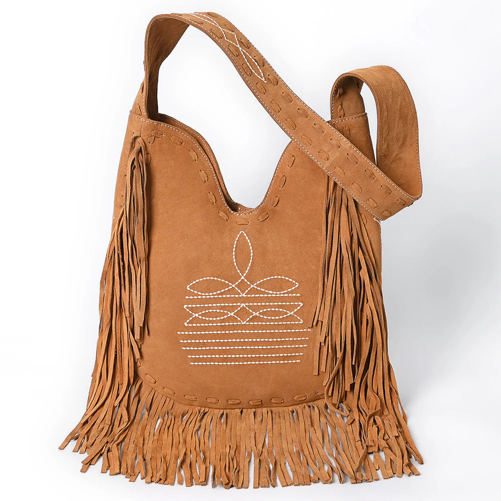 Dreamcatcher Suede Leather Shoulder Bag