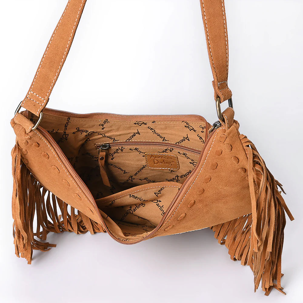 Dreamcatcher Suede Leather Shoulder Bag