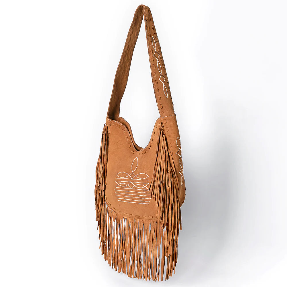 Dreamcatcher Suede Leather Shoulder Bag