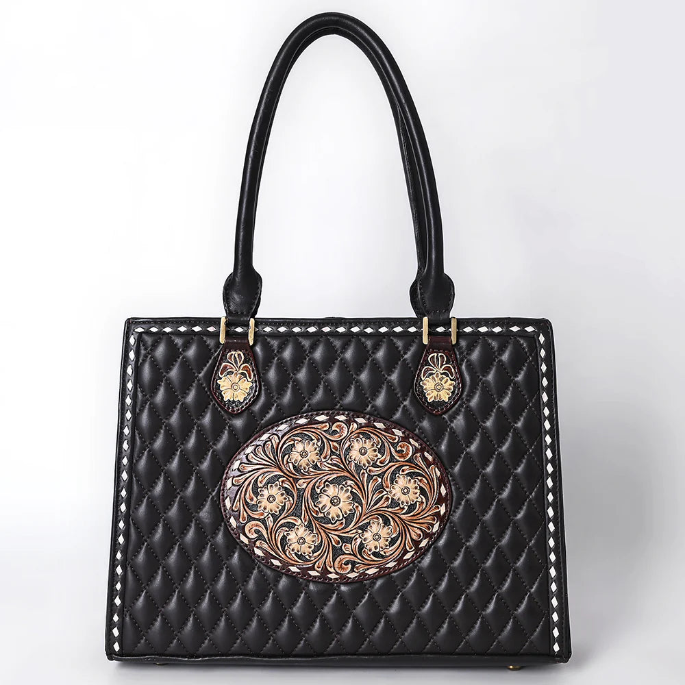 EverGrace Hand Tooled Leather Shoulder Bag