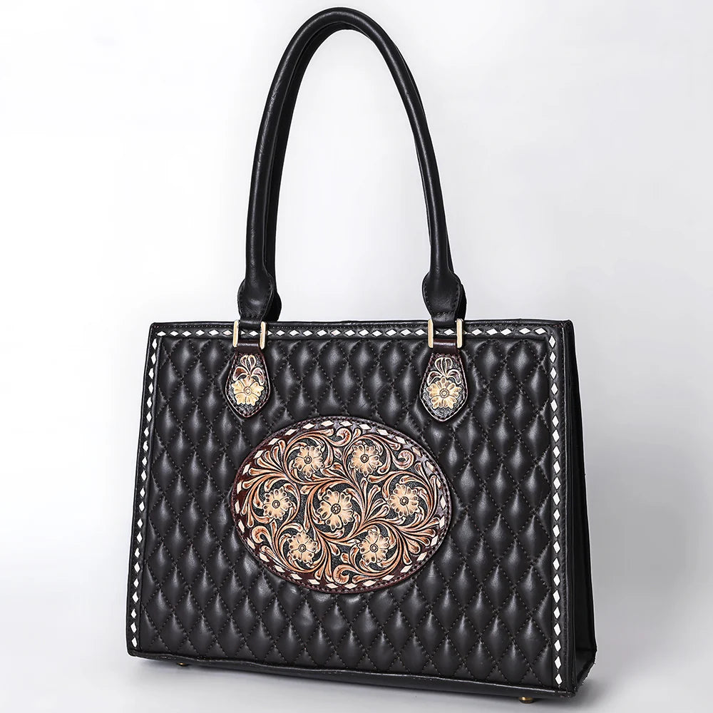 EverGrace Hand Tooled Leather Shoulder Bag