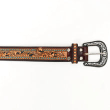 Load image into Gallery viewer, Dottie&#39;s Hand Tooled Leather Belt
