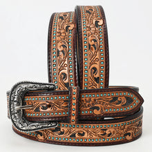 Load image into Gallery viewer, Dottie&#39;s Hand Tooled Leather Belt
