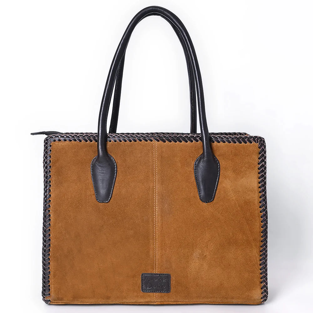 Western Charm Suede Leather Shoulder Bag