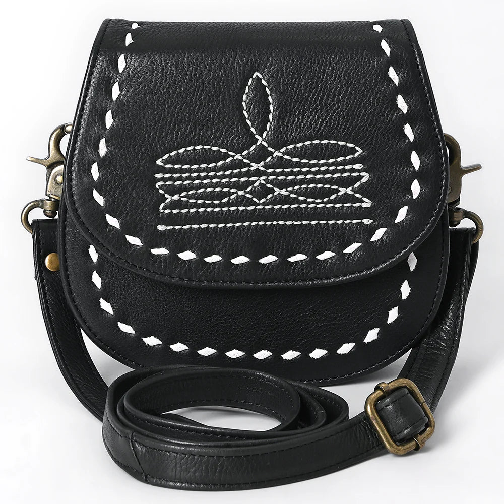 Dirt Road Leather Crossbody Purse