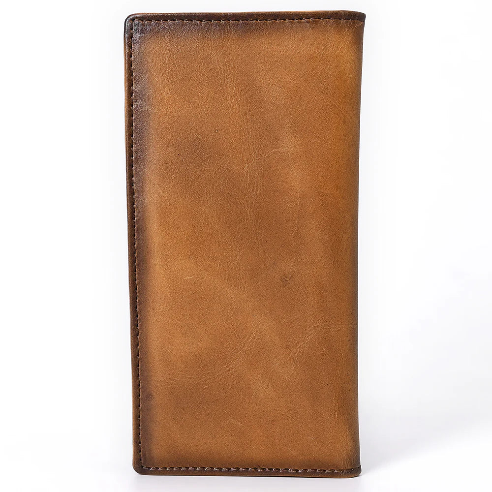 Western Boot Stitch Leather Wallet