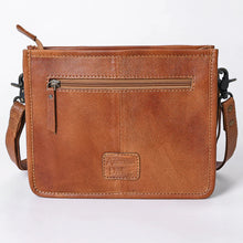 Load image into Gallery viewer, Juniper Hand Tooled Leather Crossbody Purse
