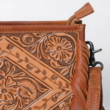 Load image into Gallery viewer, Juniper Hand Tooled Leather Crossbody Purse
