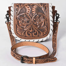 Load image into Gallery viewer, Canyon Creek Hand Tooled Leather Crossbody Purse
