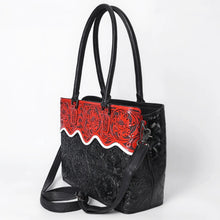 Load image into Gallery viewer, Red Horizon Hand Tooled Leather Purse
