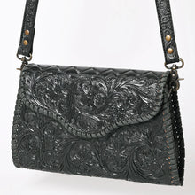 Load image into Gallery viewer, Sweetwater Hand Tooled Leather Crossbody Purse
