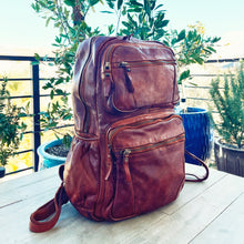 Load image into Gallery viewer, Roma Italian Leather Backpack
