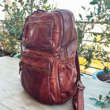 Load image into Gallery viewer, Roma Italian Leather Backpack
