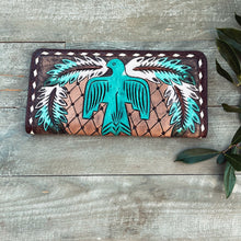 Load image into Gallery viewer, Cave Lake Hand Tooled Leather Wallet
